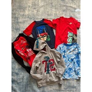 Boys Size Small 5 Piece Shirts Sweater Mini Lot